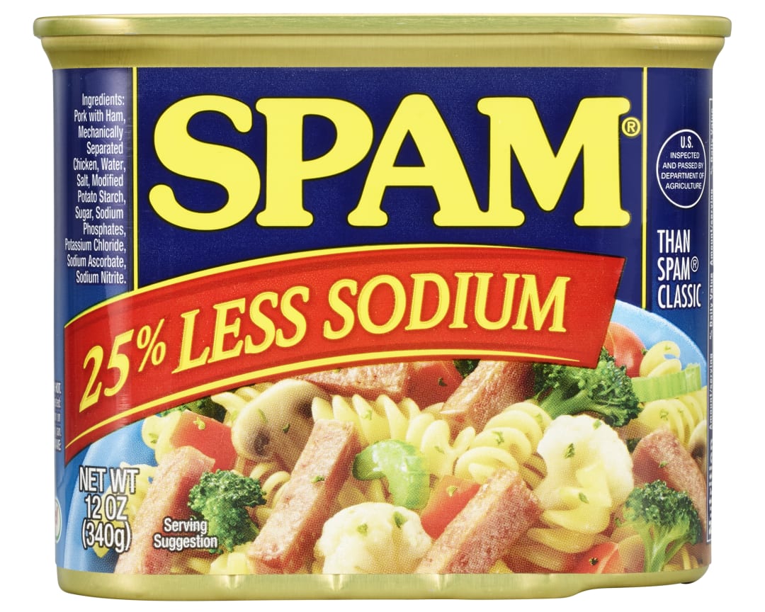 SPAM Less Sodium