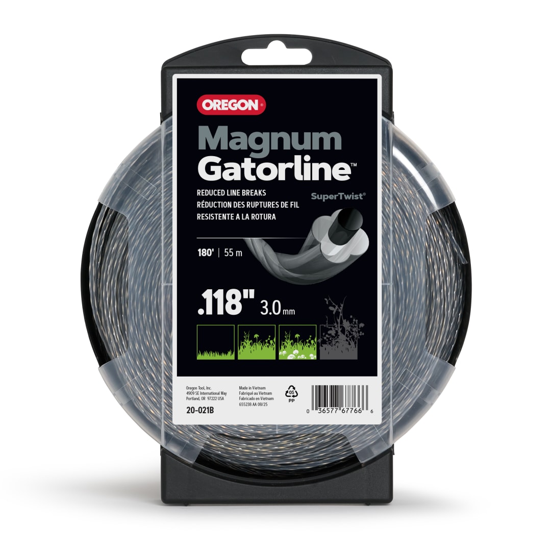 Oregon Magnum Gatorline Twist Trimmer line, 0.118in, 180ft Donut