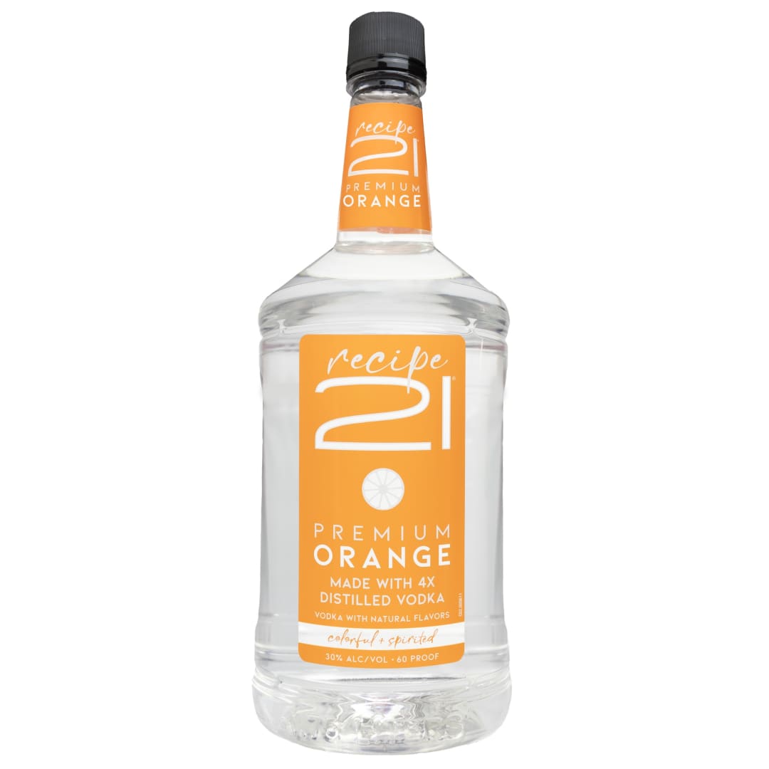 Recipe 21 Orange Vodka 1.75L 60 Proof