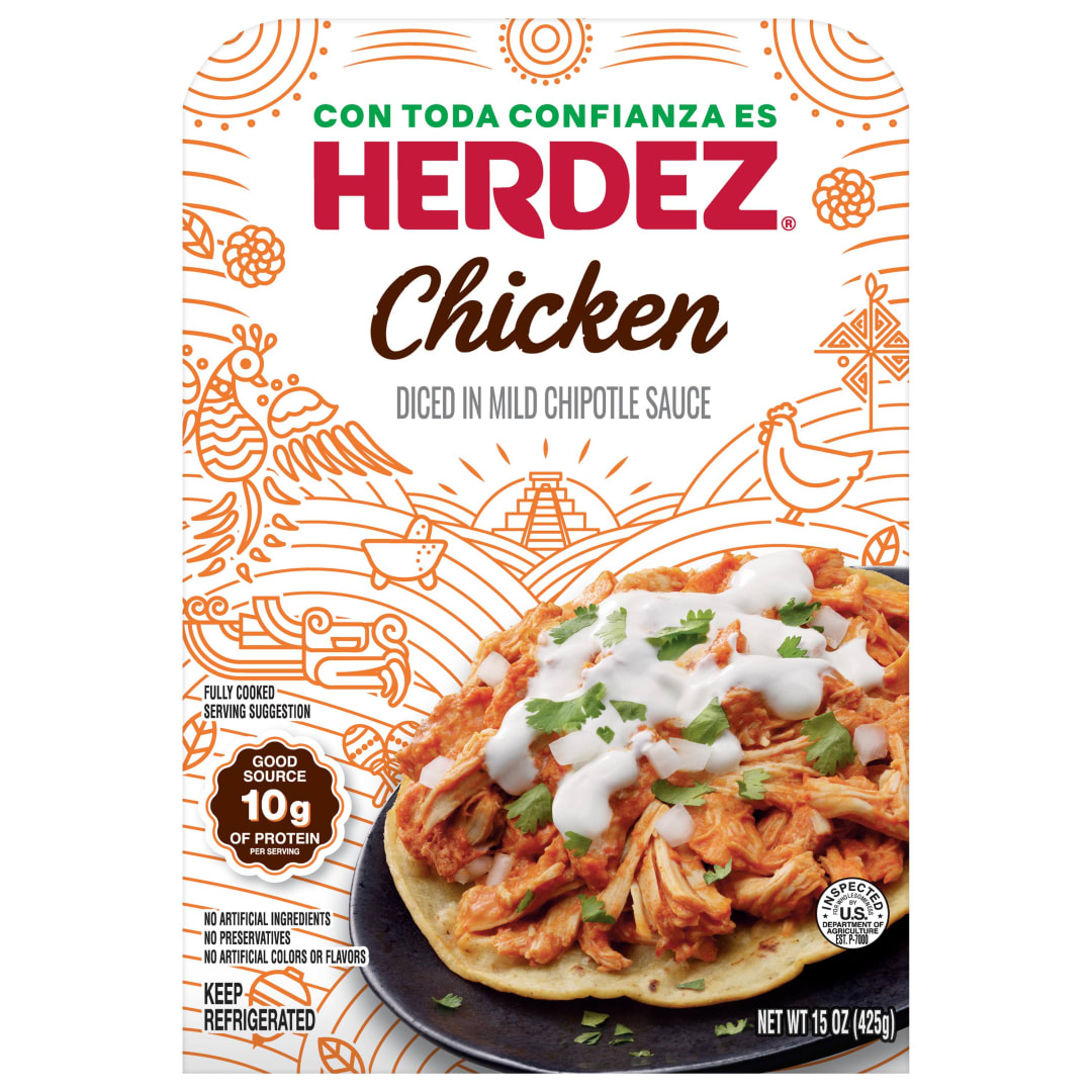 15oz HERDEZ Chicken Tinga - White Label