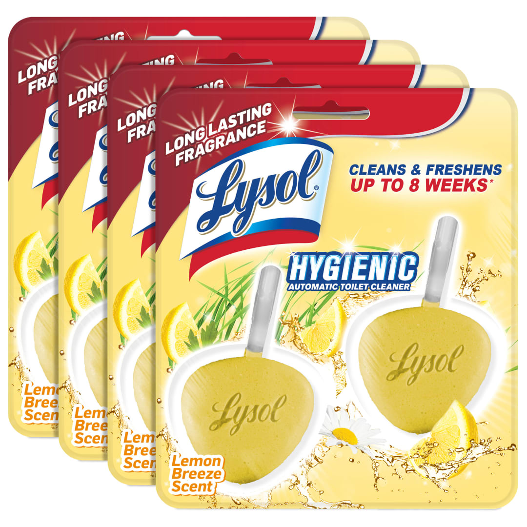 LYSOL® Automatic Toilet Bowl Cleaner - Hygienic Lemon Breeze 4/2 ct.