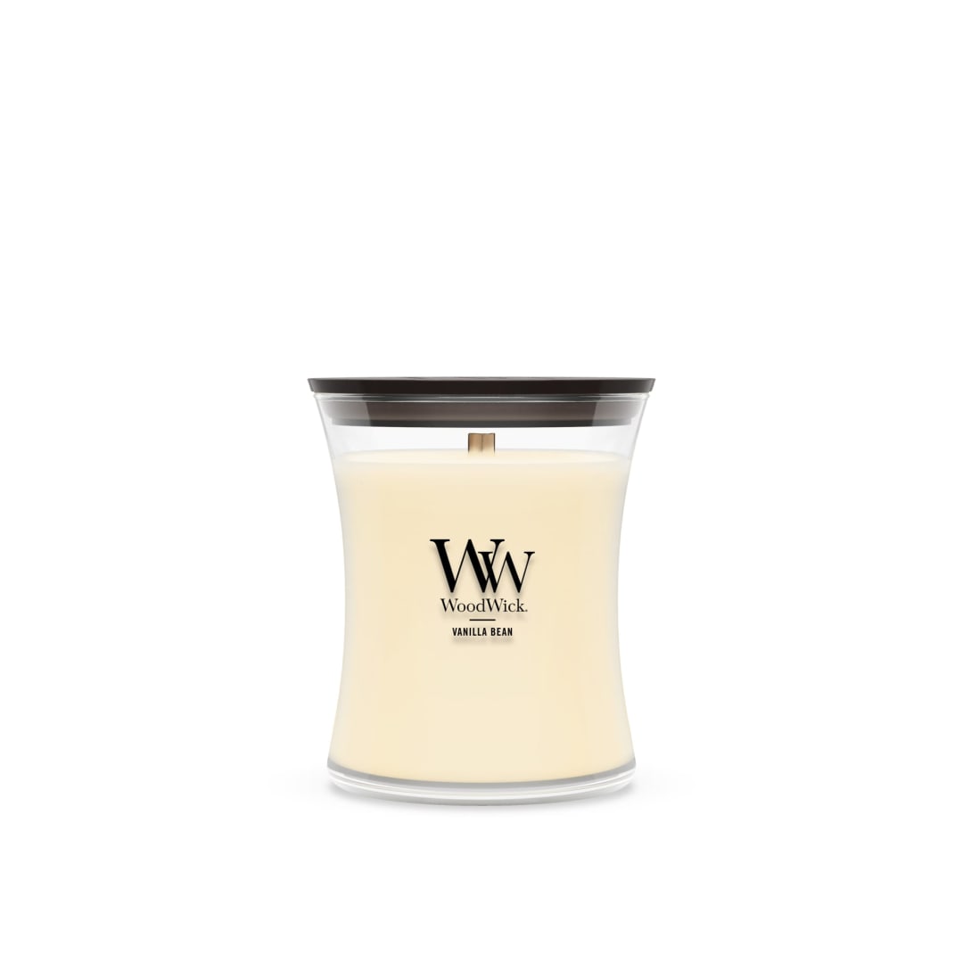 WoodWick Vanilla Bean Medium Hourglass Candle