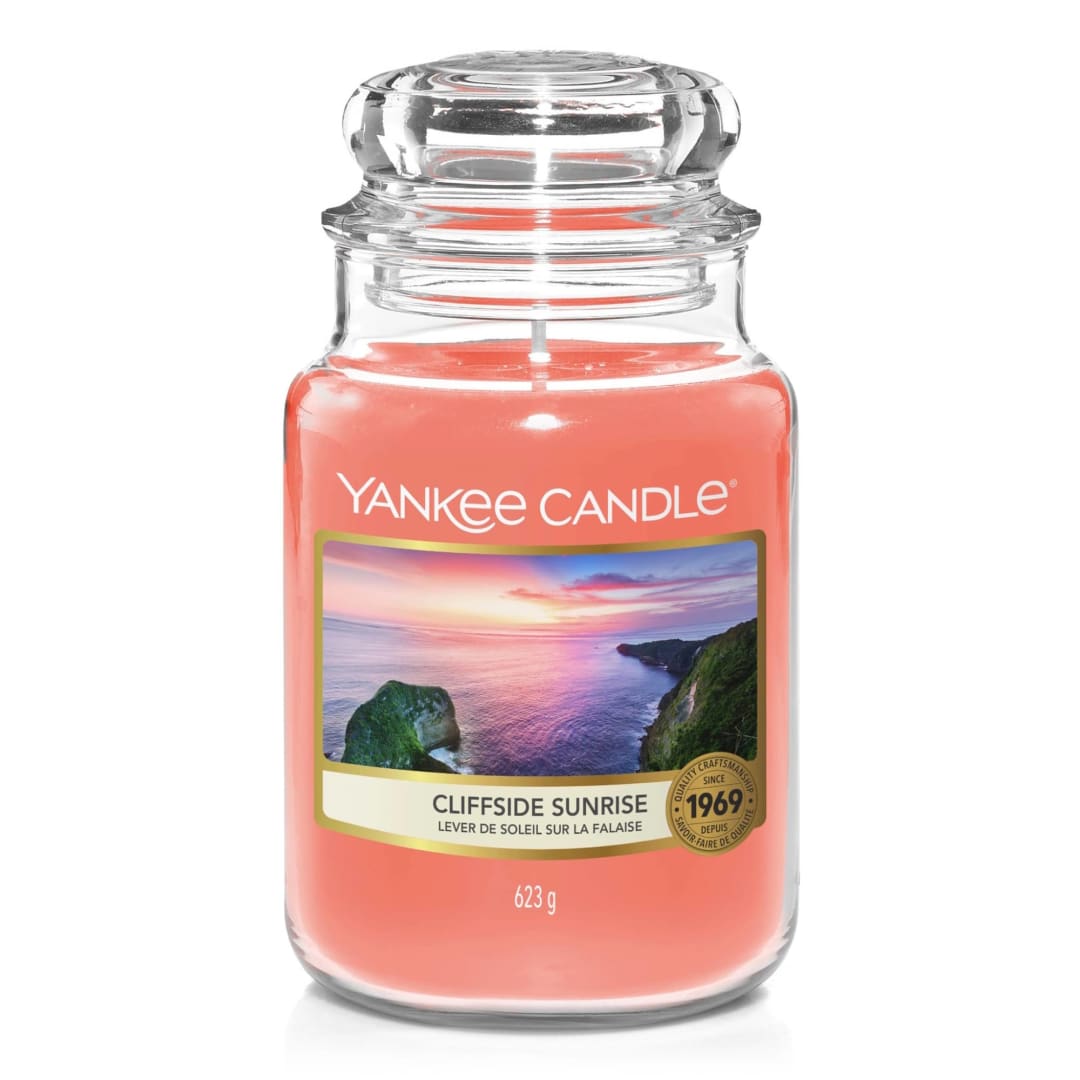 Yankee Candle® Scented Candle | Cliffside Sunrise Large Jar Candle | Burn Time: up to 150 Hours