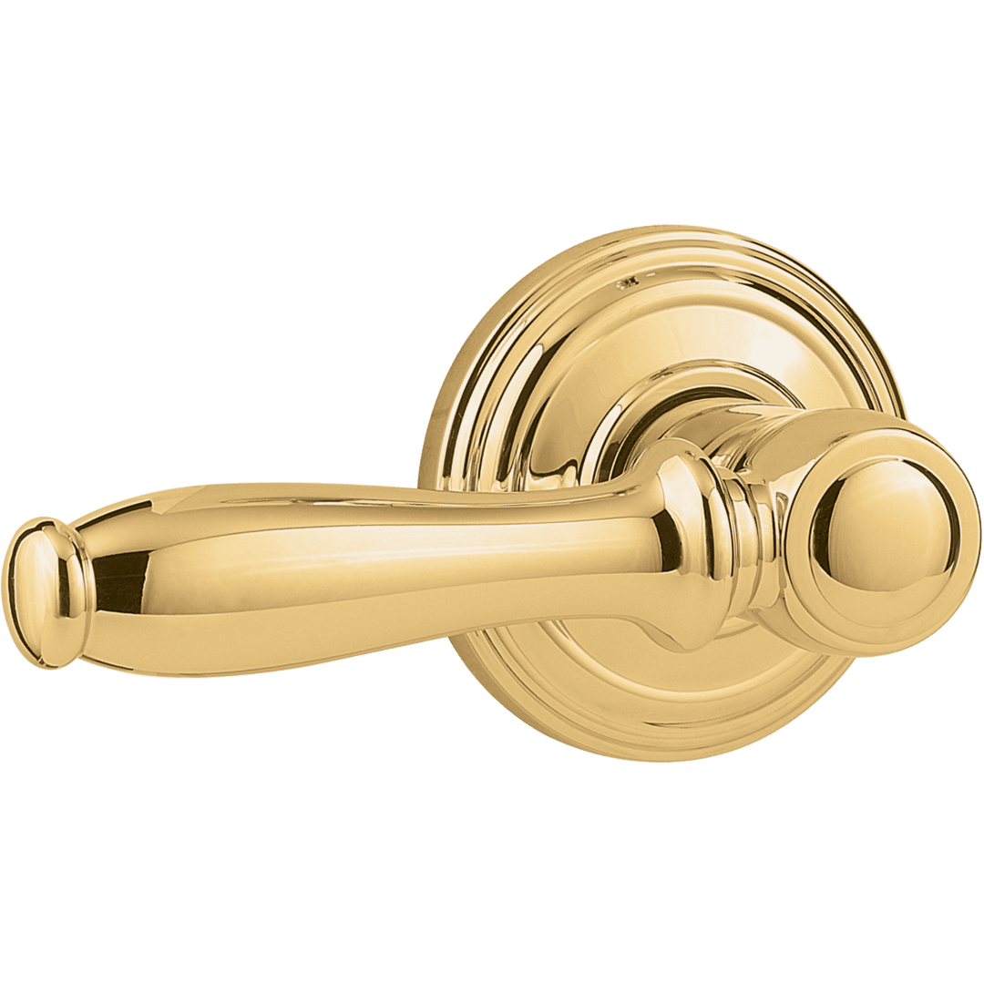 Ashfield Hall/Closet Lever in Polished Brass
