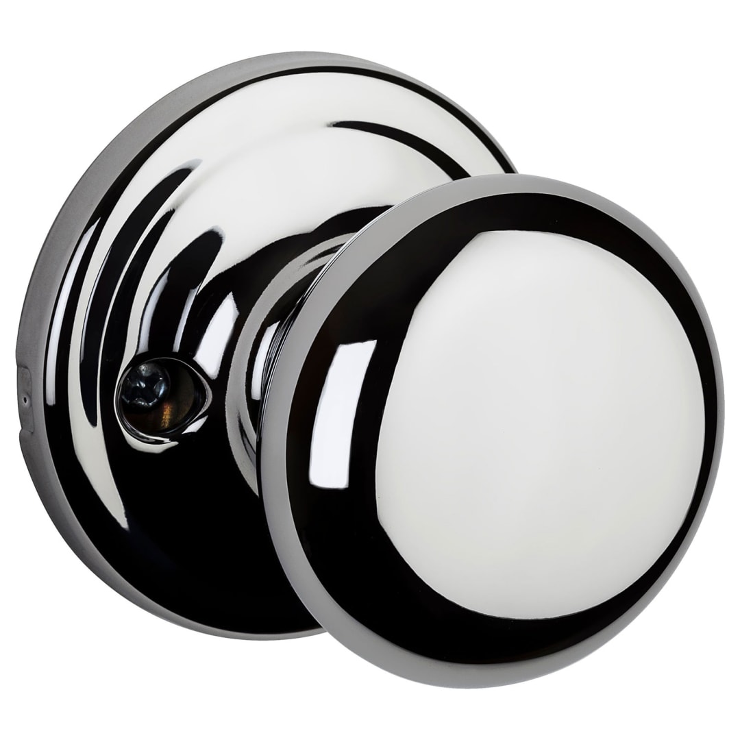Hancock Half - Dummy Door Knob in Polished Chrome