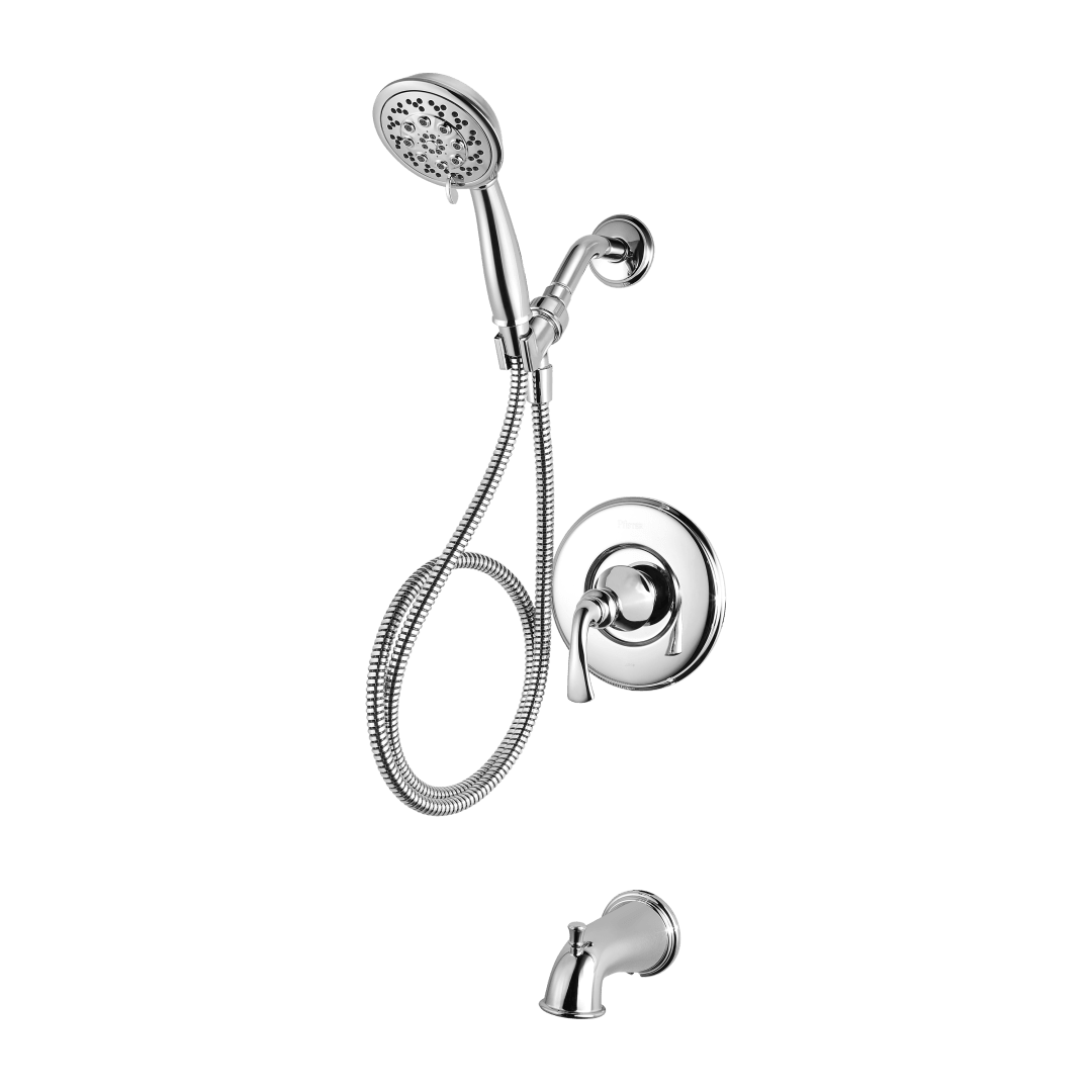 Solita 1-Handle Tub & Shower Faucet in Polished Chrome