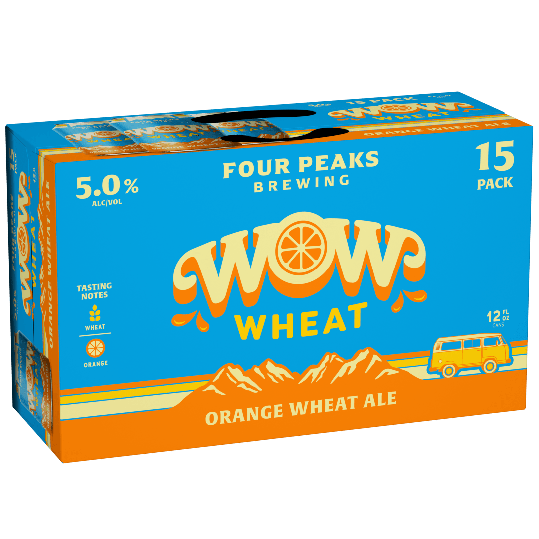Four Peaks Wow Wheat 15x12oz Can Pack CARRIER