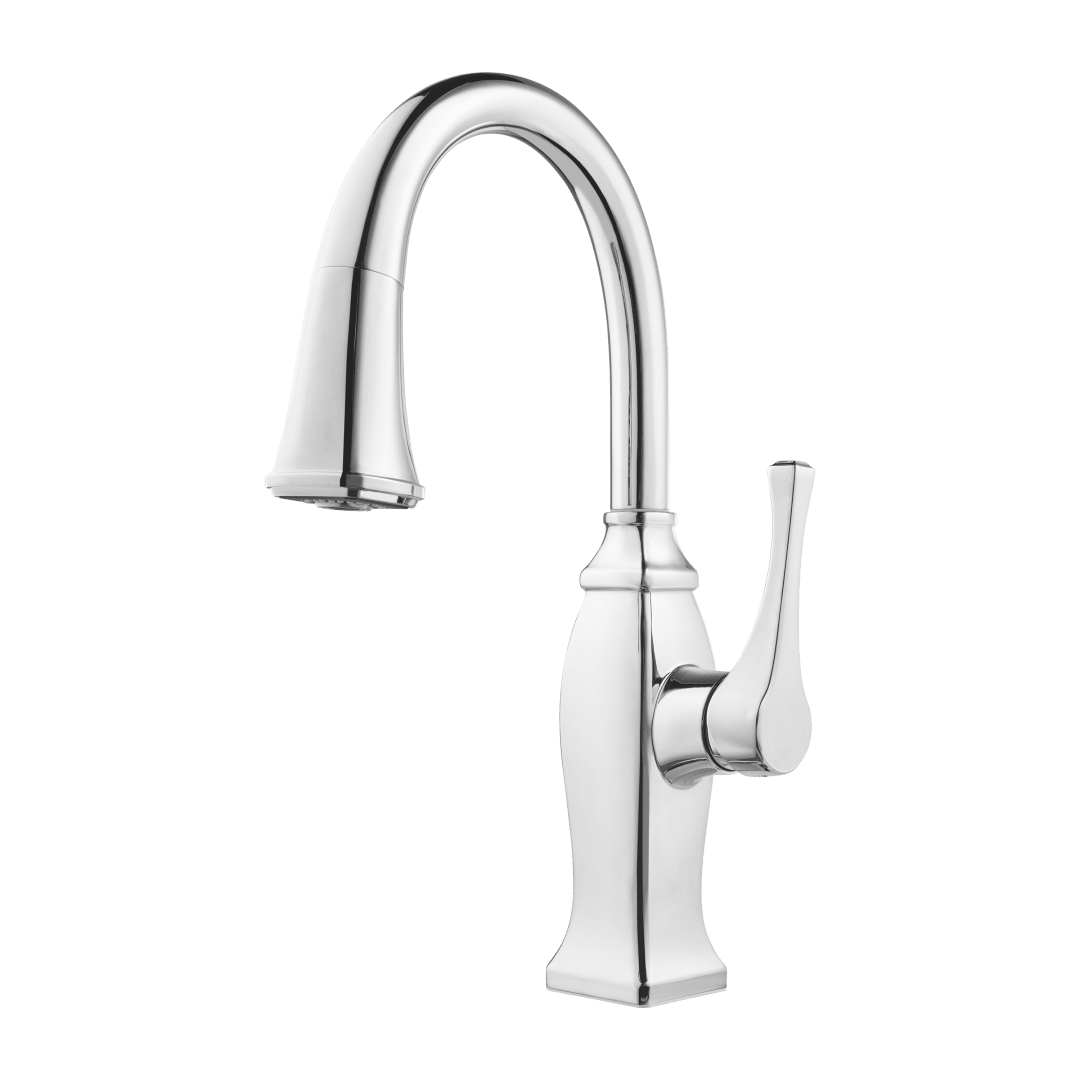 Briarsfield Pull-Down Bar/Prep Faucet in Polished Chrome