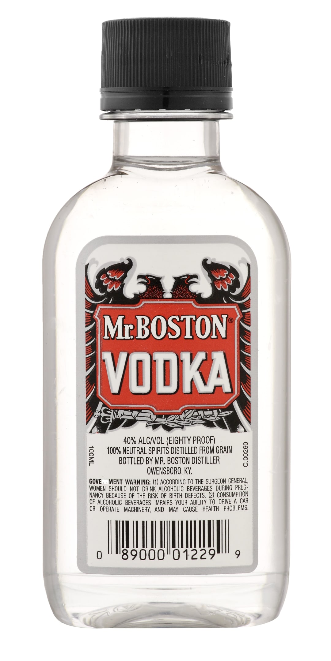 Mr. Boston Vodka 100ml 80Proof