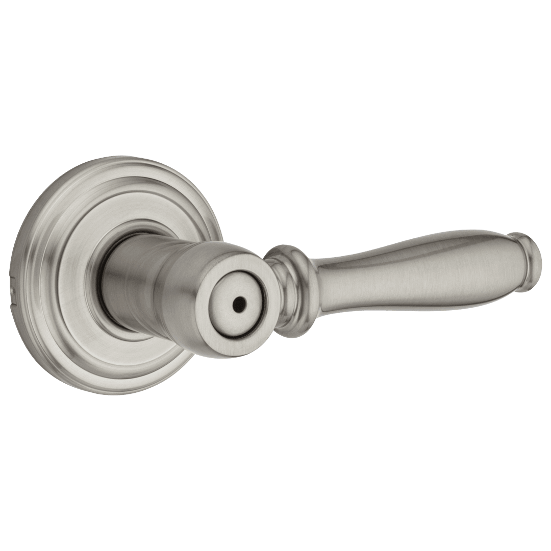Ashfield Bed/Bath Lever in Satin Nickel
