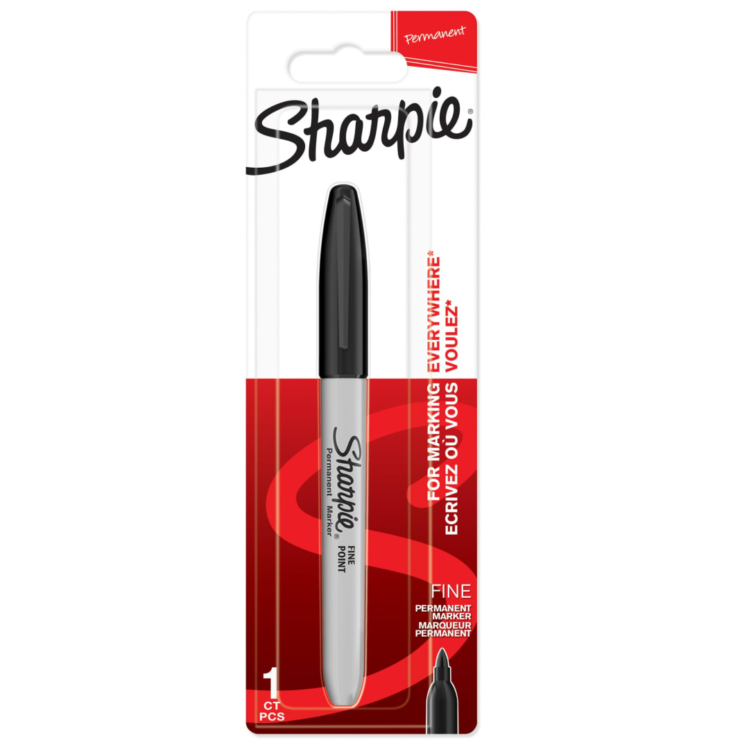 Sharpie® Permanent Marker | Fine Point | Black | 1 Count