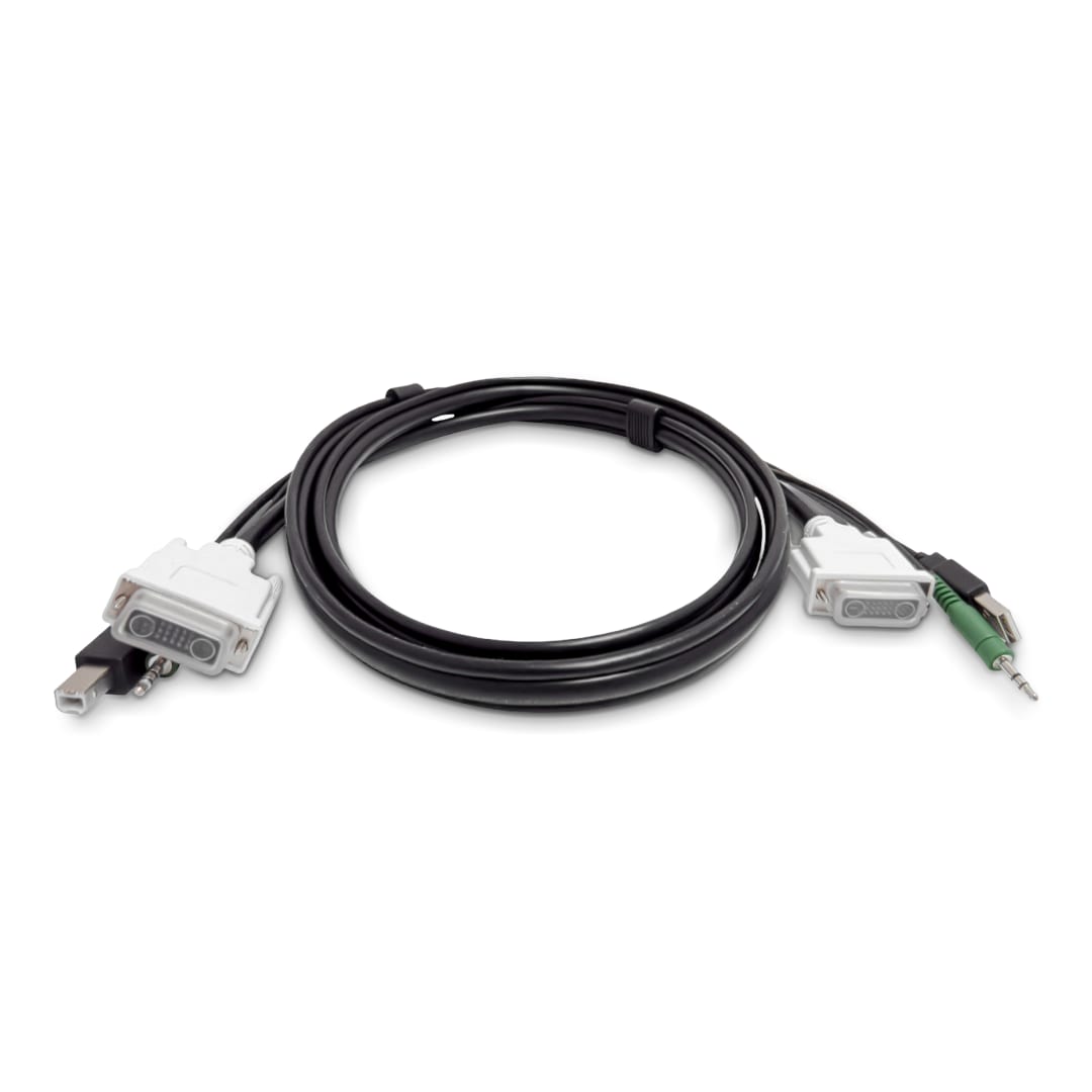 TAA Compliant 6 FT USB Dual Link DVI Cable with Audio