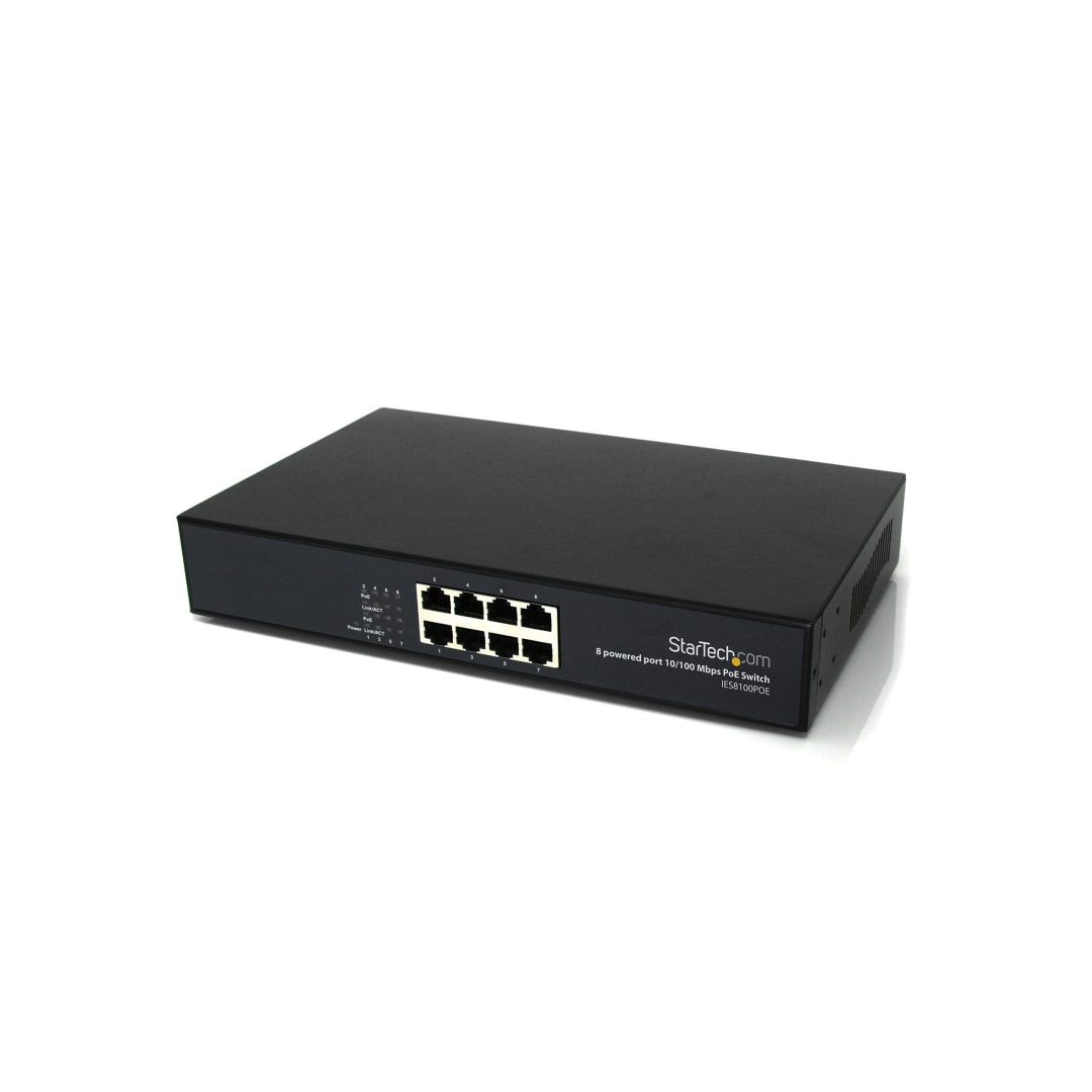 8 Port 10/100 POE Switch - Power over Ethernet