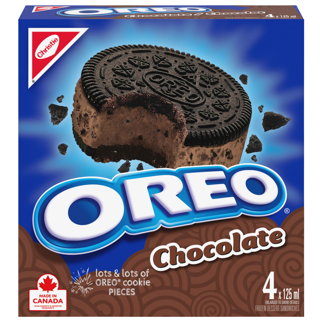 OREO Chocolate Sandwich 8(4x125ml) CA