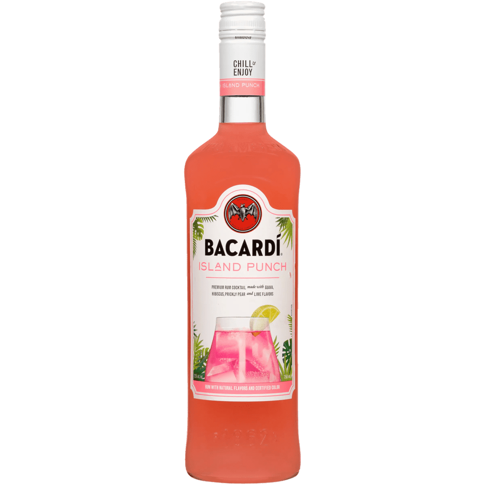 Bacardi Island Punch Ready To Serve Premium Rum Cocktail, Gluten Free 12.5% 750mL