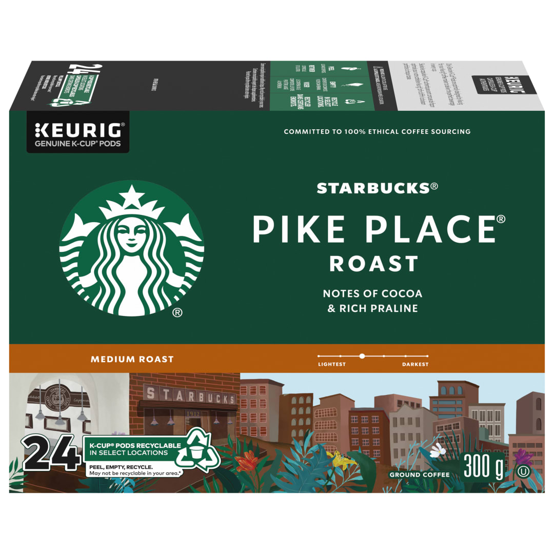 SBUX MED Pike PlaceRstKC24ct(4x10.5oz)CA