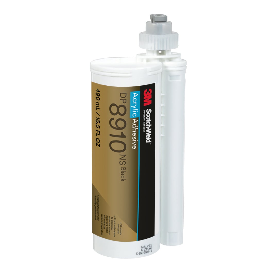 3M™ Scotch-Weld™ Akrilik Yapıştırıcı DP8910NS, Siyah, 490 ml Duo-Pak