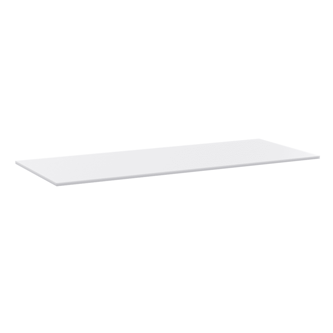 Denton Commercial Grade NSF Certified High-Pressure 0.75" Thick Poly Top Cutting Board with Brackets for Kitchen Tabletop