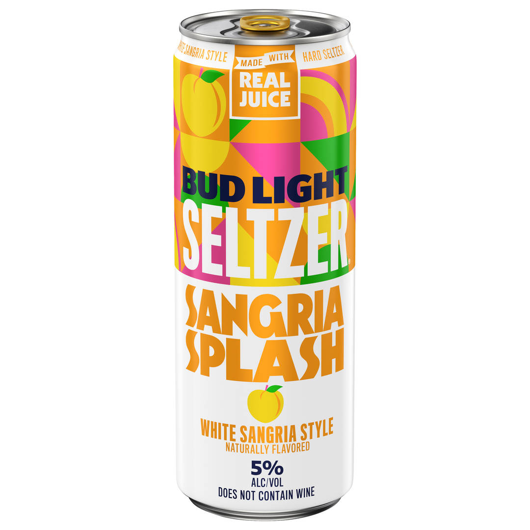 Bud Light Seltzer White Sangria Style Sangria Splash Hard Seltzer 12 fl oz
