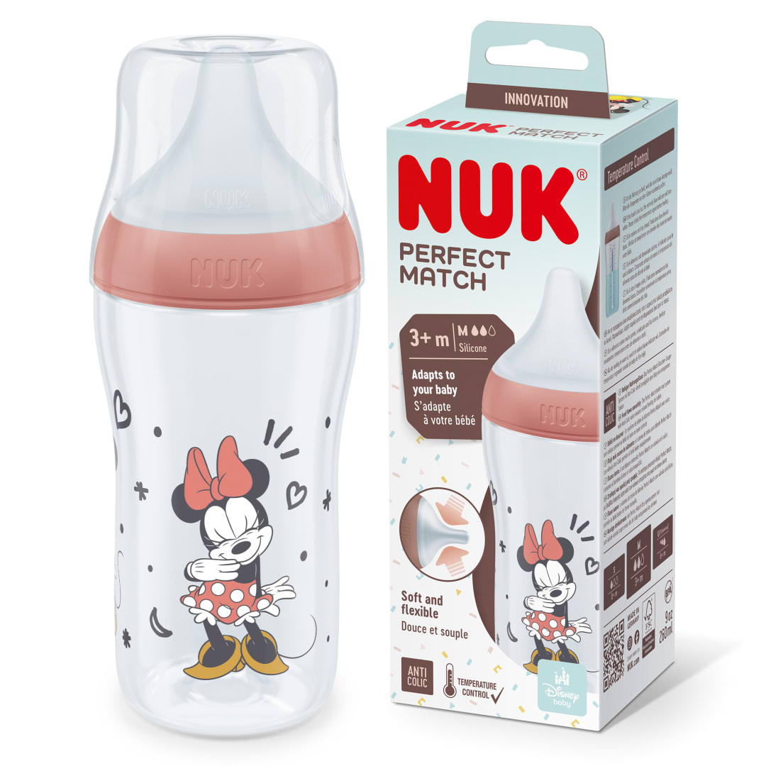 NUK PM PP TC 260ML SI M CL1 MICKEY RED