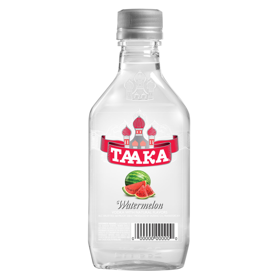 Taaka Watermelon Vodka 200ml Plastic Bottle 60 Proof