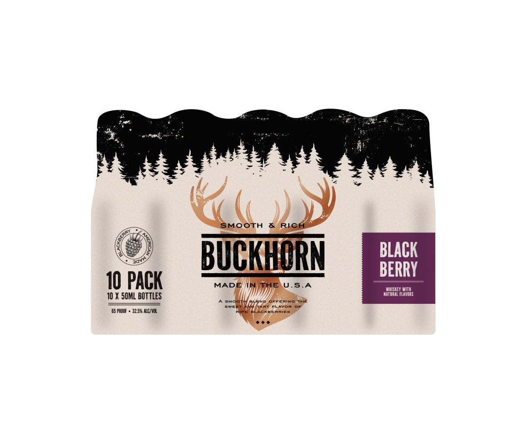 Buckhorn Blackberry Whiskey 50ml 65 Proof