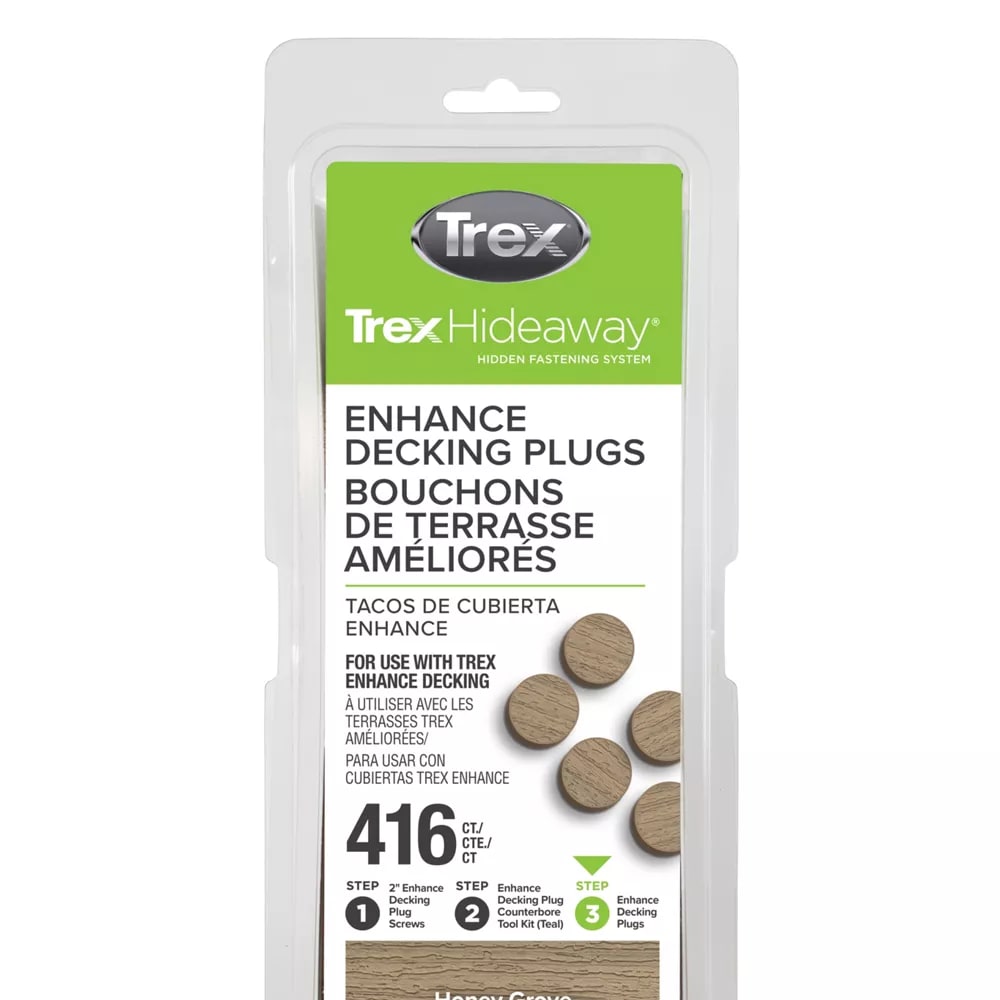 Trex Enhance®Decking and Fascia Plugs Honey Grove - 416 count/pack