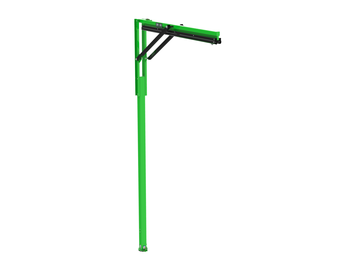 3M™ DBI-SALA® FlexiGuard™ M200 Modular Jib Semi-Fixed Height Mast Anchor, 2 User, 6.1–7.6m Height, 3.7m Width, 8530903