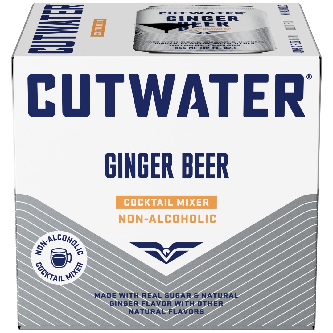 Cutwater Spirits Ginger Beer, 4 Pack 12 fl oz Cans