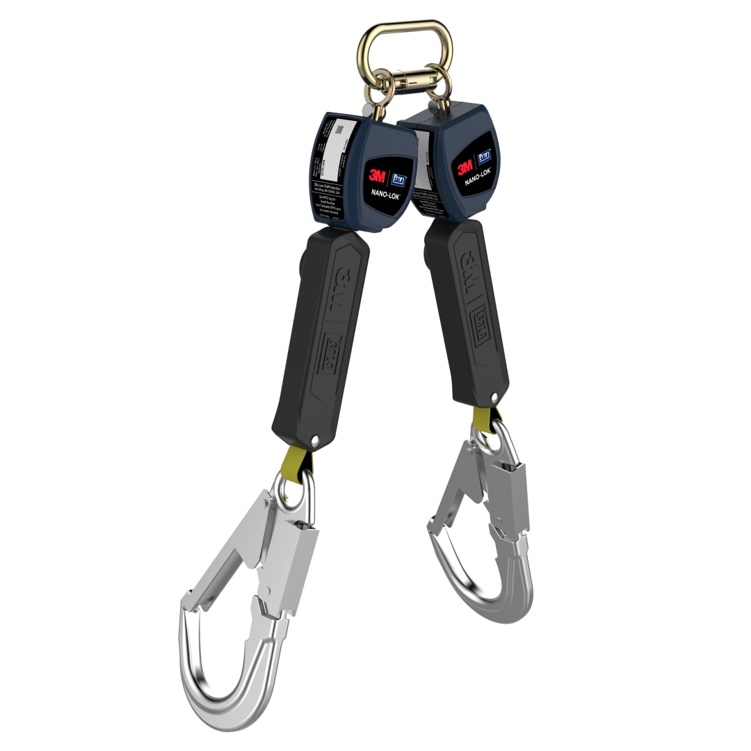 3M™ DBI-SALA® Nano-Lok™ Kişisel Geri Sarımlı Yaşam Hattı, Çift kol, Dokuma, 2,0 m, 3101316