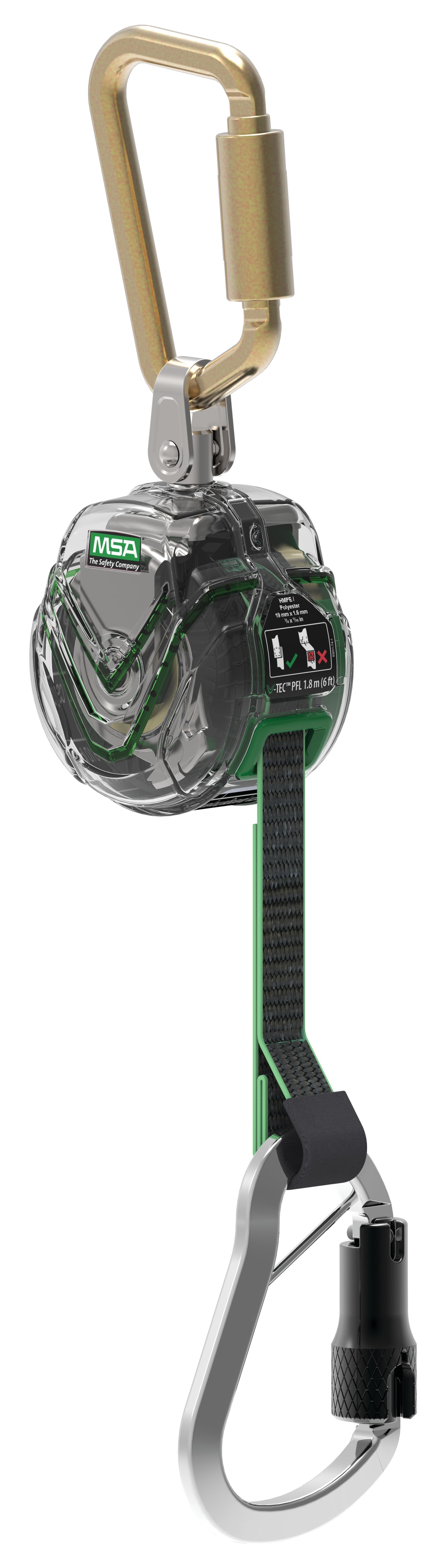 Longe à rappel automatique V-TEC™ Mini, 1.8m