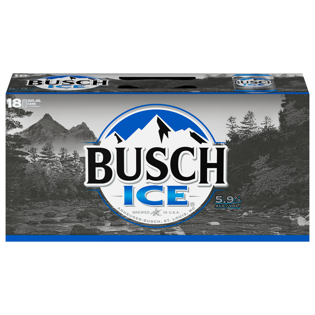 Busch Ice Beer 18 - 12 fl oz Cans