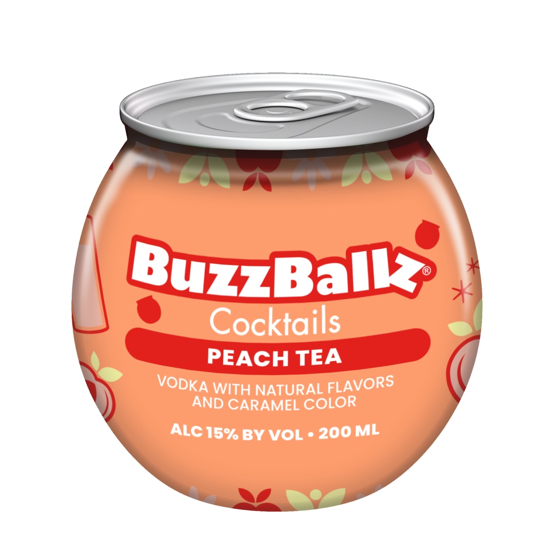 BuzzBallz Peach Cocktails 200ml 30 Proof