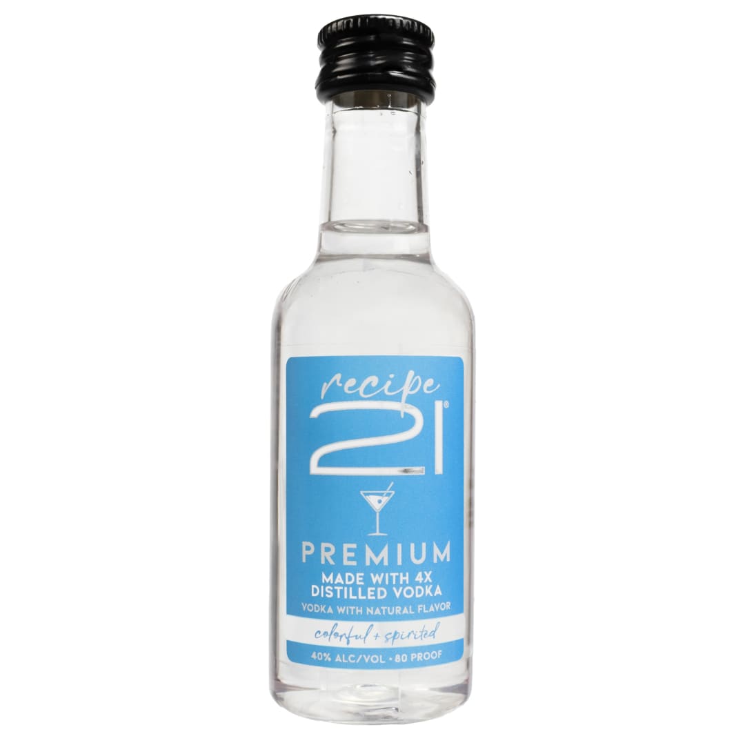 Recipe 21 Vodka 50ml 80 Proof