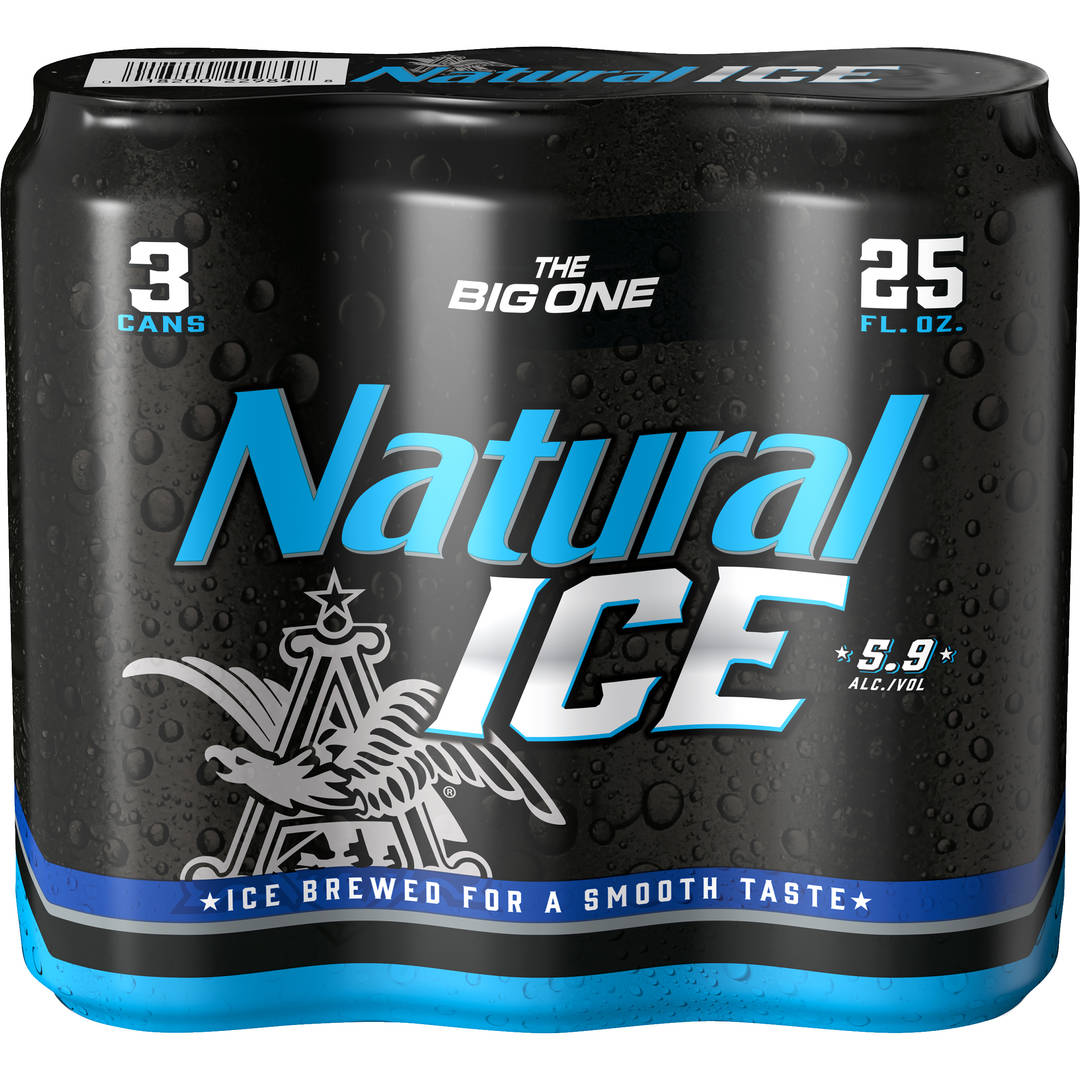 Natural Ice® Beer, 3 Pack 25 fl. oz. Cans