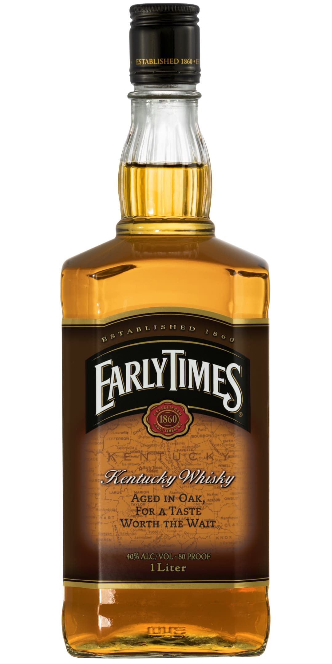 Early Times Kentucky Whisky 1l 80 Proof