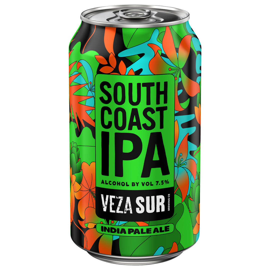 Veza Sur Brewing South Coast IPA Beer 12 fl oz