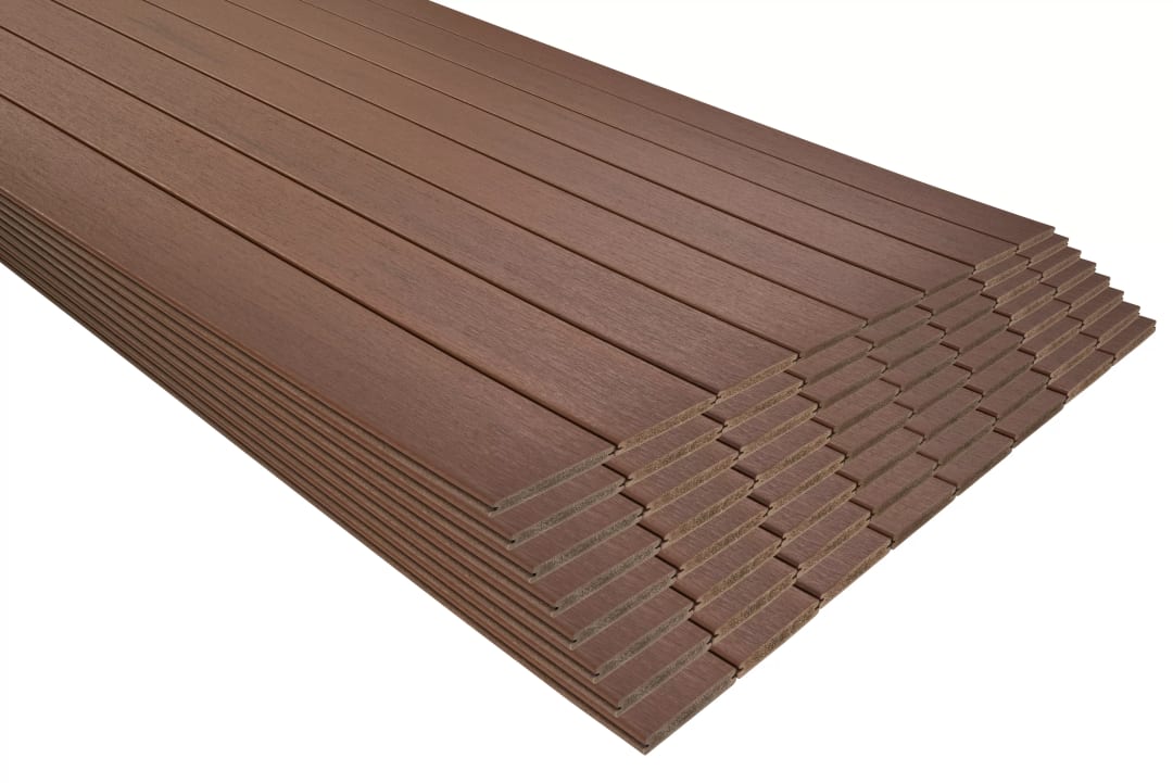 .82-in x 5.5-in x 12-ft Grooved Trex Select® Composite Deck Board Whiskey Barrel 64/BDL