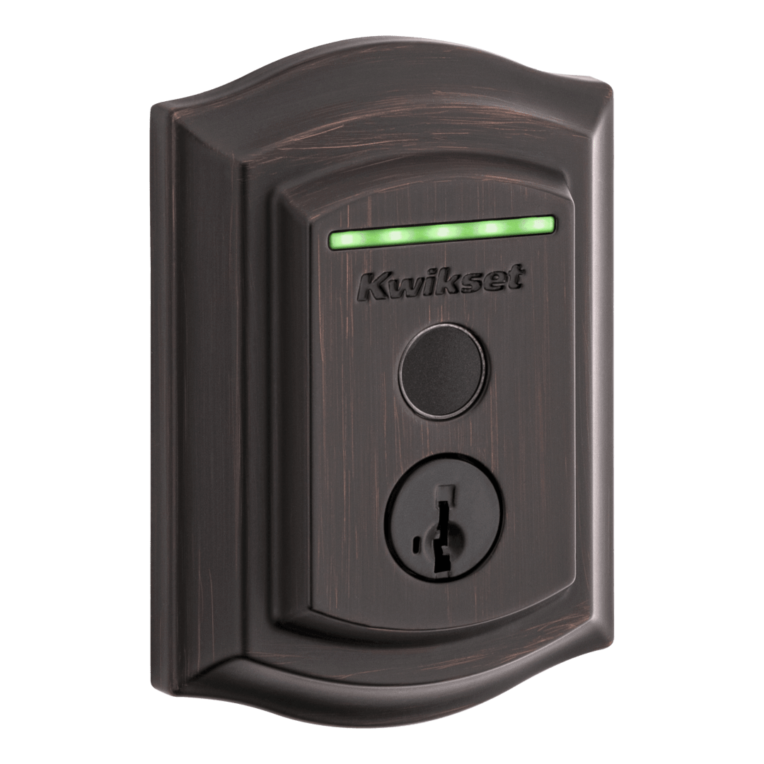 Halo Touch Traditional Fingerprint Smart Lock in Venetian Bronze