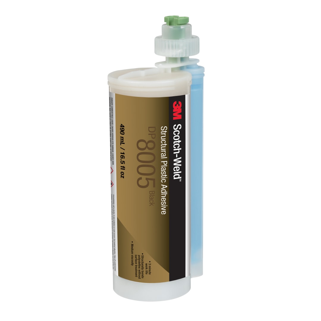 3M™ Scotch-Weld™ Structural Plastic Adhesive DP8005, Black, 490 ml