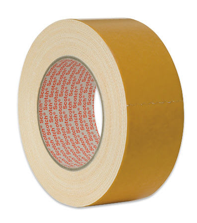 3M™ Double Coated Tape 9191, White, 25 mm x 25 mm, 0.26 mm