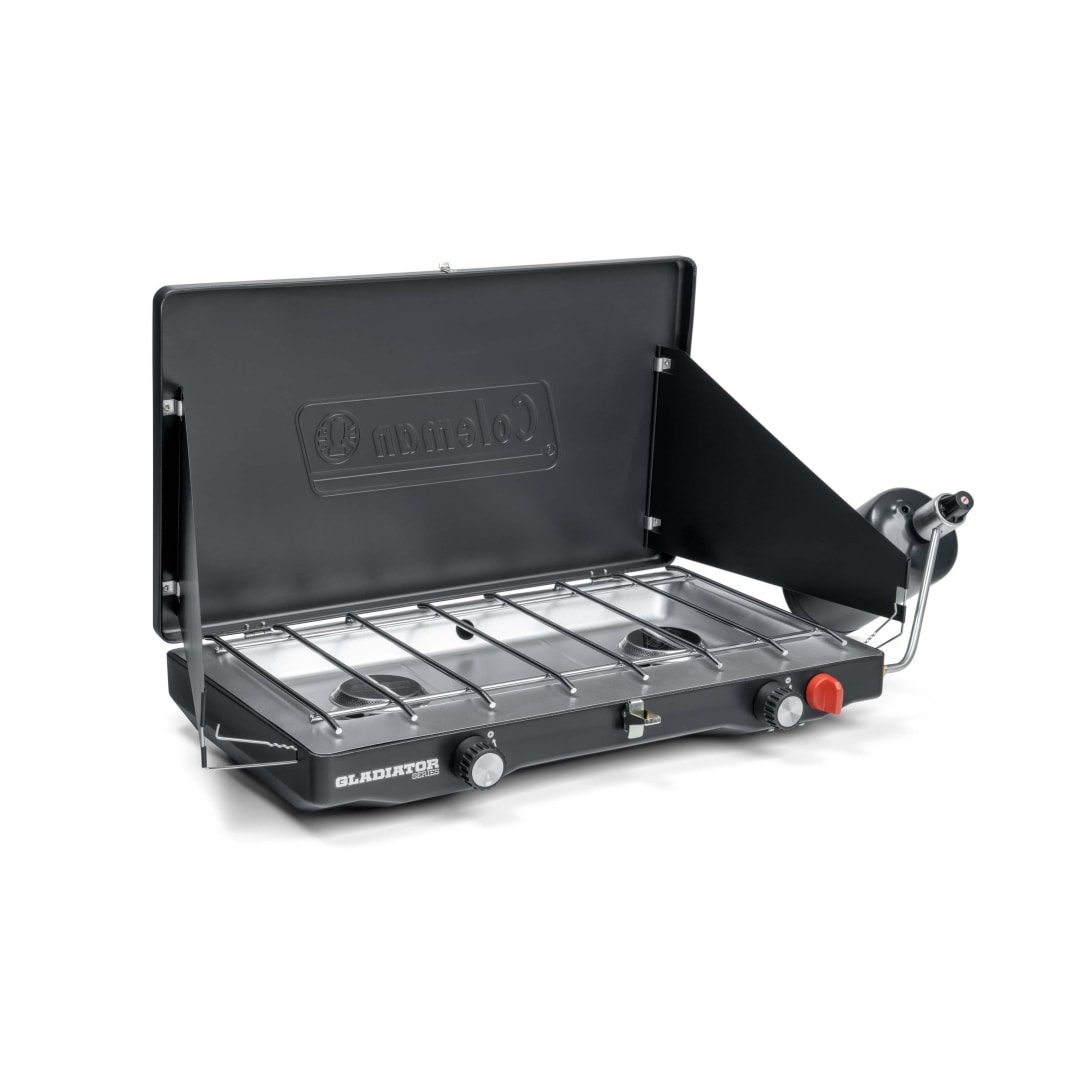 Coleman® Gladiator™ 2-Burner Propane Camp Stove, 20,000 BTUs