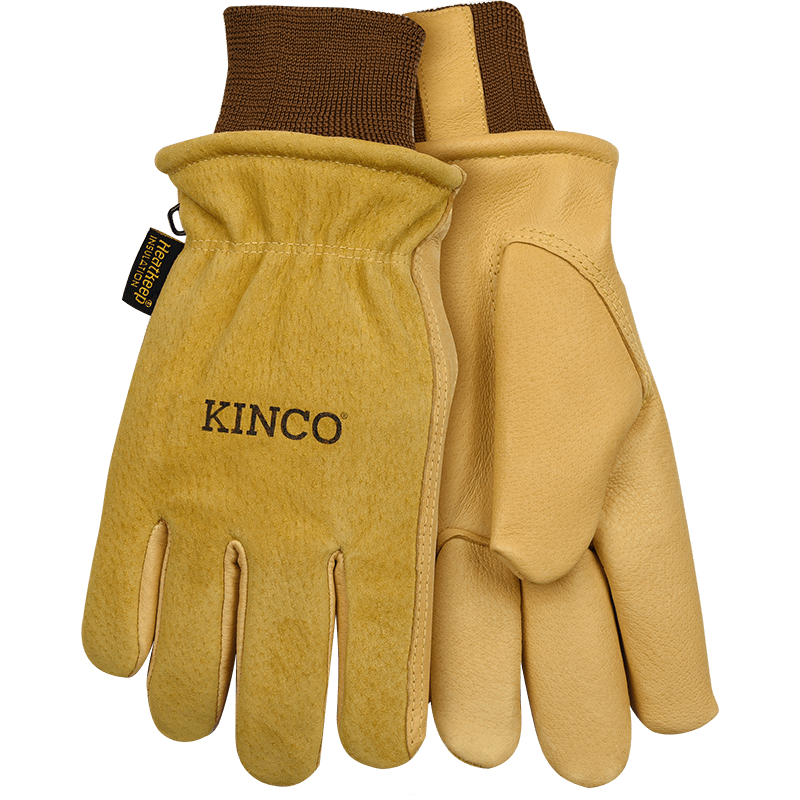 Laser Engraved Lined Premium Grain &amp; Suede Pigskin Driver with Omni-Cuff™