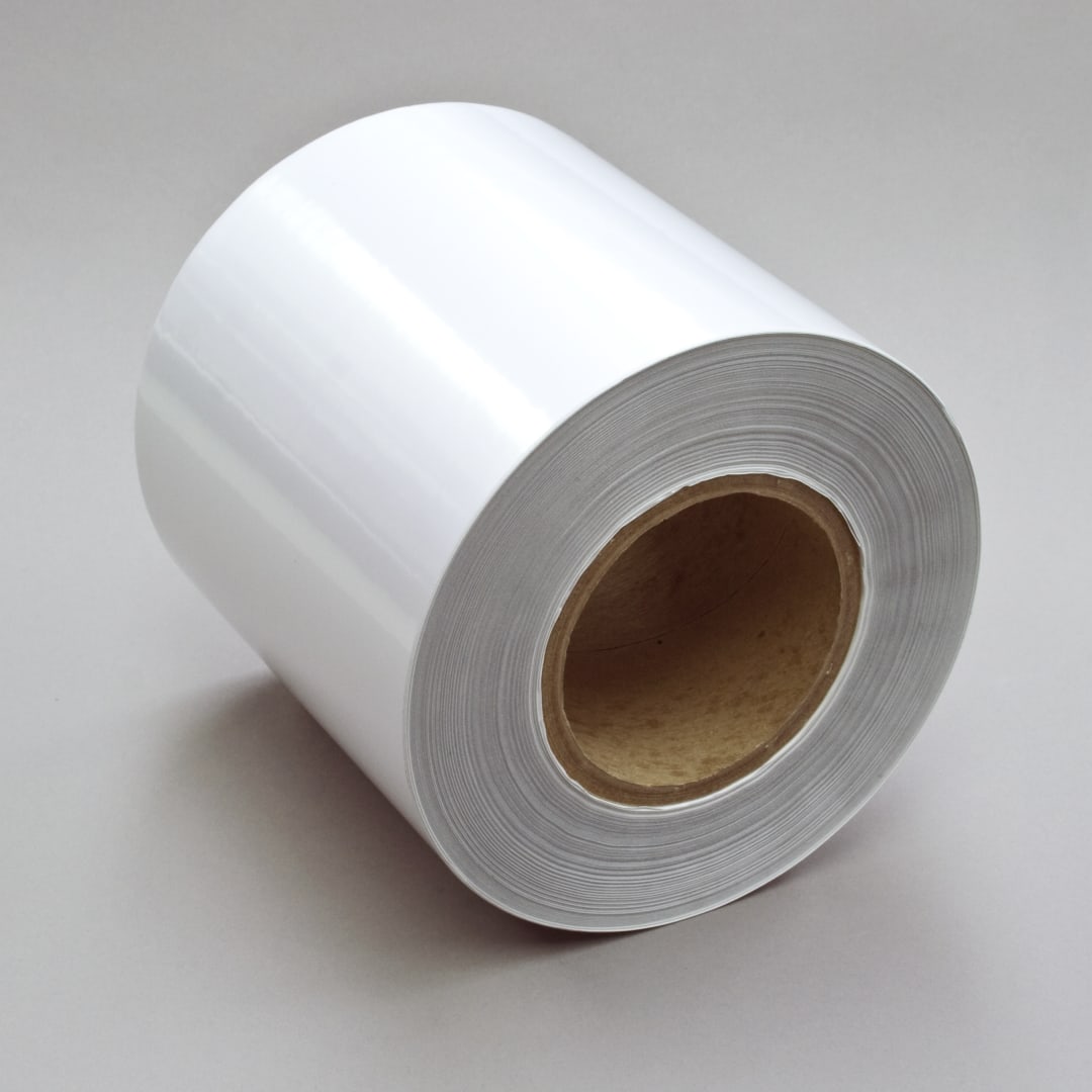 3M™ Thermal Transfer Polyester Label Material 7875E, Platinum Silver, Roll, Config