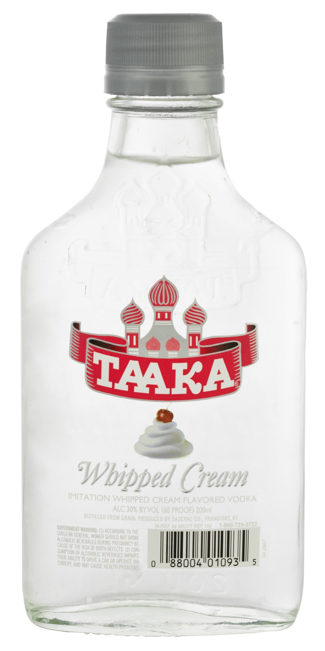 Taaka Whipped Cream Vodka 200ml 60 Proof