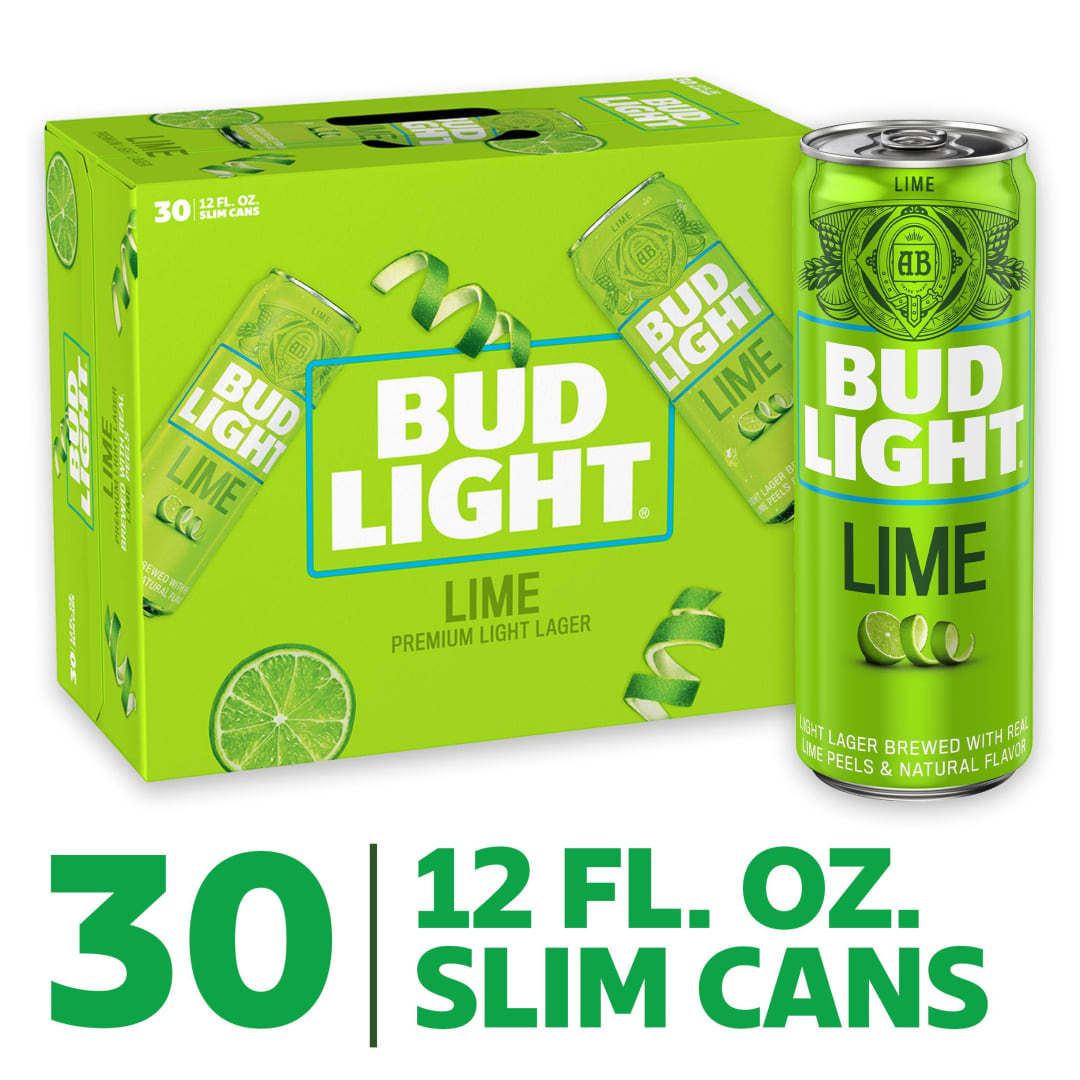 Bud Light® Lime Beer, 30 Pack 12 fl. oz. Cans