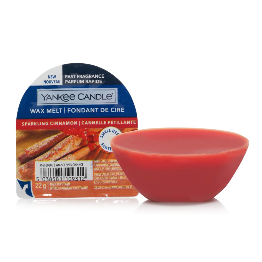 Yankee Candle® Wax Melts | Sparkling Cinnamon | Up to 8 Hours of Fragrance | 1 Count