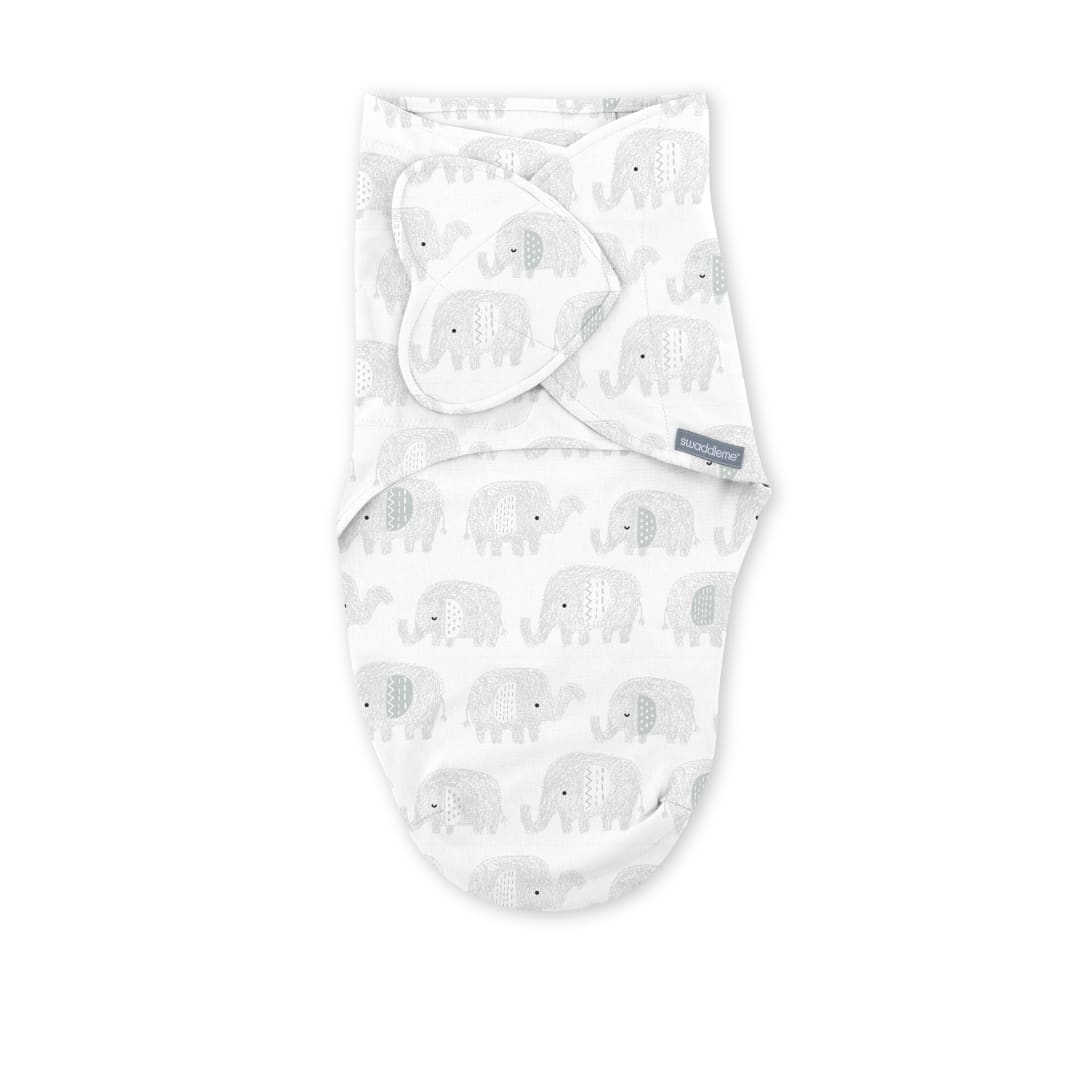 SwaddleMe by Ingenuity™ Monogram Collection Scribble Elephant