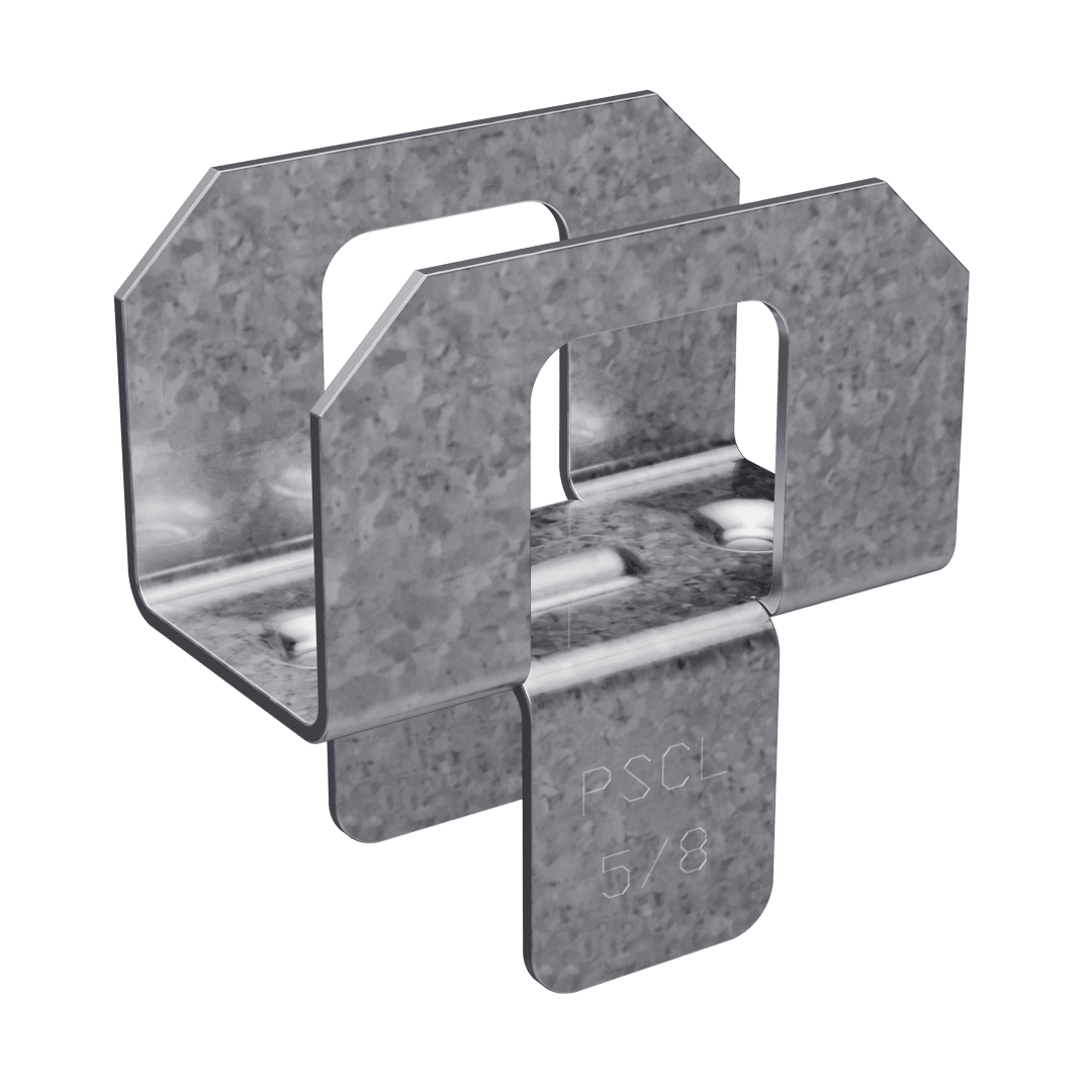 Simpson Strong-Tie PSCL 5/8-R50 PSCL 20-Gauge Panel Sheathing Clip for 5/8-in. Plywood (50-Qty) (Pack of 10)