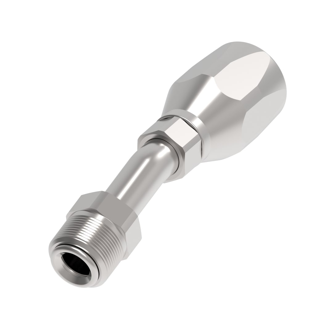 Aeroquip 3/8 Male Inv Flare 15 Deg X 3/8 Hose, R5